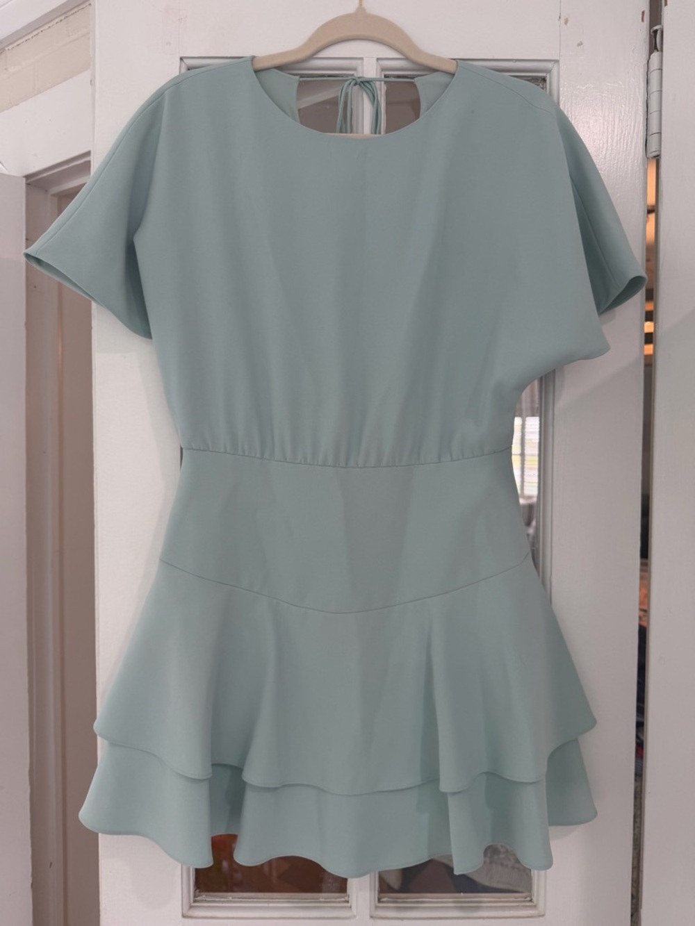 Alice and Olivia mini blue dress